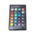 Set 4 benzi LED auto, RGB, telecomanda si functie sonora