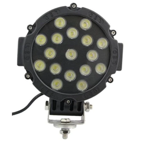Proiector LED AutoPam 51W / 12V-24V, 4600 Lumeni, Negru, Spot Beam 30 Grade
