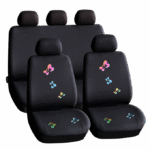 Set huse scaun auto ieftine, Universale 9 piese, model BUTTERFLY - imagine 2