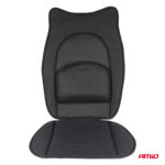 Husa scaun de inalta calitate cu suport lombar, culoare Neagra - imagine 4