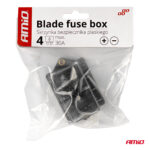 Cutie de sigurante ceramica, etansa, cu 4 socluri, 30A Max, destinatie auto, utilitare, camioane, remorci - imagine 5