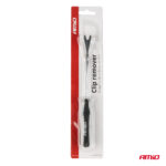 Unealta extractoare pentru cleme tapiterie, clipsuri, saibe, nituri, stifturi, maner din plastic, lungime totala 20,5 cm - imagine 4