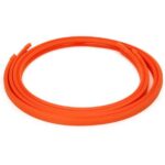 Set protectie jante, calitate Premium, 4 inele din plastic, culoare ORANGE - imagine 2