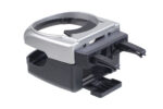 Suport auto universal pentru pahare, montaj in grila de ventilatie, culoare argintiu, DH-04 - imagine 3