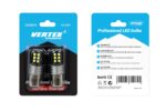 Set becuri auto cu LED CANBUS compatibil P21/5W BA15D 15 SMD 7.5W Alb 12/24V, destinat competitiilor auto sau off-road - imagine 2