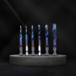 Set Profesional cu 6 piese, gaurire + filet, M3 - M10, duritate inalta (Albastru) - imagine 3