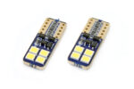 Set becuri auto cu LED CANBUS compatibil T10e W5W 8 SMD Alb 12/24V, destinat competitiilor auto sau off-road - imagine 3