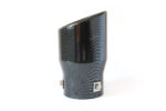 Ornament toba esapament din otel inoxidabil MT 007C cu finisaj carbon - imagine 3