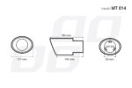 Ornament toba esapament din otel inoxidabil MT 014 - imagine 4