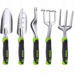 Set 5 unelte de gradina de inalta calitate cu manere din silicon, model AVX-WT-GDNTOL - imagine 9