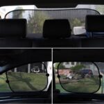 Set 5 perdele auto pentru protectie solara, universale, culoare Neagra - imagine 3