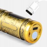 Trimmer Profesional de tuns barba sau parul, lama din titan + ceramica, cu acumulator, accesorii incluse, model Woodman T9 - imagine 4