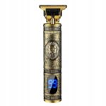 Trimmer Profesional de tuns barba sau parul, lama din titan + ceramica, cu acumulator, accesorii incluse, model Woodman T9 - imagine 3