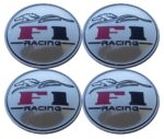 Set 4 buc. ornament central janta, model "F1 Chrome", diametru 5cm - imagine 2