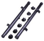 Set 2 buc. jaluzele auto retractabile, latime 40cm, culoare Neagra - imagine 3
