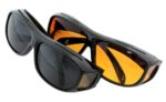 Set 2 perechi ochelari de condus pe timp de zi, noapte sau ceata HD VISION - imagine 11