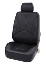 Set 11 huse scaun auto UNIVERSALE din piele ecologica NEGRU AG338E - imagine 2