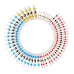 Set 120 tuburi contractabile, premium, transparente - imagine 3