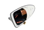 Antena auto activa AM - FM tip "SHARK TAIL" culoare ALB - imagine 3