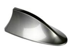 Antena auto activa AM - FM tip "SHARK TAIL" culoare GRI ARGINTIU - imagine 2