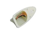 Antena auto activa AM - FM tip "SHARK TAIL" culoare GRI ARGINTIU - imagine 3