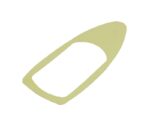 Antena auto activa AM - FM tip "SHARK TAIL" culoare ROSU - imagine 4