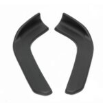Set 2 buc. aripioare Racing, prelungire bara tuning din plastic culoare neagra - imagine 10