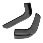 Set 2 buc. aripioare Racing, prelungire bara tuning din plastic culoare neagra - imagine 11