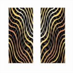 Set 2 stickere decorative pentru stalpii usilor, print autoadeziv de inalta rezolutie, dimensine 2 buc x 50 x 22 cm , cod: AVX-SSU-14 - imagine 2