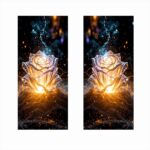 Set 2 stickere decorative pentru stalpii usilor, print autoadeziv de inalta rezolutie, dimensine 2 buc x 50 x 22 cm , cod: AVX-SSU-17 - imagine 2