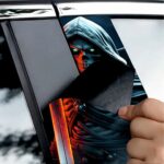 Set 2 stickere decorative pentru stalpii usilor, print autoadeziv de inalta rezolutie, dimensine 2 buc x 50 x 22 cm , cod: AVX-SSU-25 - imagine 3