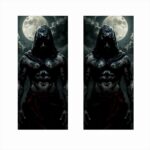 Set 2 stickere decorative pentru stalpii usilor, print autoadeziv de inalta rezolutie, dimensine 2 buc x 50 x 22 cm , cod: AVX-SSU-27 - imagine 2