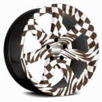 Set 4 Folii Imprimate Outdoor cu EcoSolvent, autoadezive, pentru decorarea jantelor auto, dimetru 60 cm, model FJT-04 - imagine 2