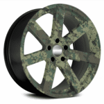 Set 4 Folii Imprimate Outdoor cu EcoSolvent, autoadezive, pentru decorarea jantelor auto, dimetru 60 cm, model FJT-07 - imagine 3