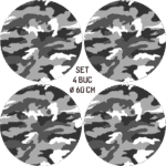 Set 4 Folii Imprimate Outdoor cu EcoSolvent, autoadezive, pentru decorarea jantelor auto, dimetru 60 cm, model FJT-24 - imagine 4