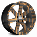 Set 4 Folii Imprimate Outdoor cu EcoSolvent, autoadezive, pentru decorarea jantelor auto, dimetru 60 cm, model FJT-30 - imagine 2