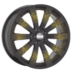 Set 4 Folii Imprimate Outdoor cu EcoSolvent, autoadezive, pentru decorarea jantelor auto, dimetru 60 cm, model FJT-41 - imagine 3