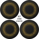 Set 4 Folii Imprimate Outdoor cu EcoSolvent, autoadezive, pentru decorarea jantelor auto, dimetru 60 cm, model FJT-41 - imagine 4