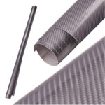 Folie colantare auto Carbon 5D Lacuit Argintiu (3,0m x 1,52m) - imagine 2