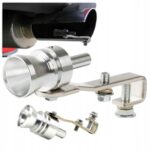 Fluier din aluminiu pentru toba marime S, compatibil cu motoare intre 1000 - 1600 cc - imagine 4