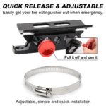 Suport universal pentru Extinctor, Stingator, cu prindere pe rollbar sau cabina, destinatie ATV, SSV, UTV, Off-Road - imagine 6