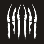 Set 2 stickere autoadezive Tuning, model "Monster Scratches", dimensiune 37 x 9 cm, culoare Alba - imagine 2