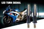 Set 2 lampi Semnalizare Moto SECVENTIALA, cu 2 functii, pozitie si semnalizare, AVX-ZD59B - imagine 4