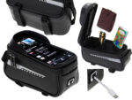 Suport Telefon IMPERMEABIL tip Geanta, montaj pe Motocicleta sau Bicicleta - imagine 4