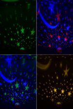 Proiector LED cu alimentare USB, model "Galaxy Stars" cu 9 moduri de afisare - imagine 10