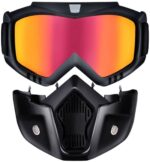 Masca de Protectie cu Ochelari Detasabili, cu destinatie Moto, ATV, SSV, QUAD - imagine 6