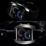 Ceas barbatesc LED, model Formula 1 - imagine 5