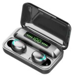 Casti fara fir TWS Ear Drops F9 cu statie de andocare/incarcare - imagine 2