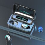 Casti fara fir TWS Ear Drops F9 cu statie de andocare/incarcare - imagine 5