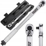 Cheie dinamometrica din otel/crom, 3/8″, reglabila 7-112 Nm, cu blocare